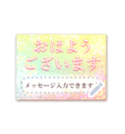 書き込める♥桜のはがきカード（個別スタンプ：1）