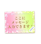 書き込める♥桜のはがきカード（個別スタンプ：6）