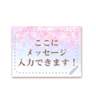 書き込める♥桜のはがきカード（個別スタンプ：8）