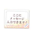 書き込める♥桜のはがきカード（個別スタンプ：10）