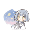 星とセーラーの女の子（個別スタンプ：7）