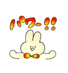 大きい文字＊うさぎ（個別スタンプ：10）