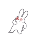 ジト目なうさぎ（個別スタンプ：9）