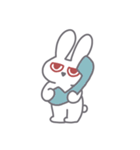 ジト目なうさぎ（個別スタンプ：10）