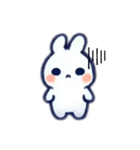 日常に使えるうさぎのいろんな表情（個別スタンプ：3）