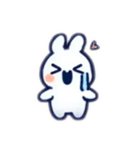 日常に使えるうさぎのいろんな表情（個別スタンプ：5）