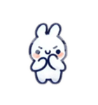 日常に使えるうさぎのいろんな表情（個別スタンプ：6）