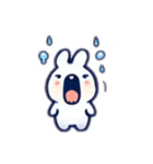 日常に使えるうさぎのいろんな表情（個別スタンプ：14）