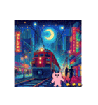 深夜特急『MIDNIGHT RUNNERS』（個別スタンプ：9）