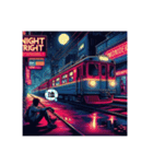 深夜特急『MIDNIGHT RUNNERS』（個別スタンプ：10）