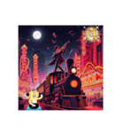 深夜特急『MIDNIGHT RUNNERS』（個別スタンプ：14）