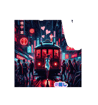 深夜特急『MIDNIGHT RUNNERS』（個別スタンプ：24）