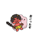 ゆるいピンクの子（毎日使える）（個別スタンプ：24）