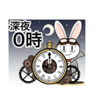 【時間お知らせ用】時計じかけのラヴィット（個別スタンプ：1）