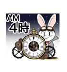 【時間お知らせ用】時計じかけのラヴィット（個別スタンプ：5）