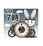 【時間お知らせ用】時計じかけのラヴィット（個別スタンプ：8）