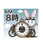 【時間お知らせ用】時計じかけのラヴィット（個別スタンプ：9）