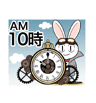 【時間お知らせ用】時計じかけのラヴィット（個別スタンプ：11）