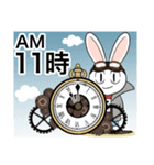 【時間お知らせ用】時計じかけのラヴィット（個別スタンプ：12）
