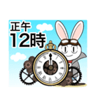 【時間お知らせ用】時計じかけのラヴィット（個別スタンプ：13）