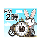 【時間お知らせ用】時計じかけのラヴィット（個別スタンプ：15）