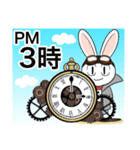 【時間お知らせ用】時計じかけのラヴィット（個別スタンプ：16）
