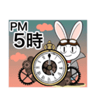 【時間お知らせ用】時計じかけのラヴィット（個別スタンプ：18）
