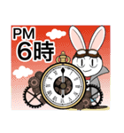 【時間お知らせ用】時計じかけのラヴィット（個別スタンプ：19）