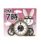 【時間お知らせ用】時計じかけのラヴィット（個別スタンプ：20）