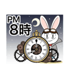 【時間お知らせ用】時計じかけのラヴィット（個別スタンプ：21）