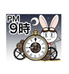 【時間お知らせ用】時計じかけのラヴィット（個別スタンプ：22）