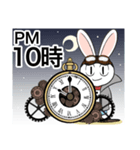 【時間お知らせ用】時計じかけのラヴィット（個別スタンプ：23）
