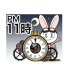 【時間お知らせ用】時計じかけのラヴィット（個別スタンプ：24）