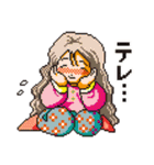 人々63(ゲーム風ドット絵編)（個別スタンプ：12）