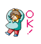 人々63(ゲーム風ドット絵編)（個別スタンプ：23）