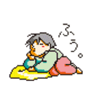 人々63(ゲーム風ドット絵編)（個別スタンプ：35）