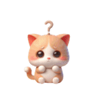 [アレンジ用]ちびキャラの猫（個別スタンプ：22）