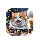 ふわふわINFPねこᕷ気分で生きてます（個別スタンプ：4）