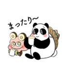 【春】いちご多めの麦わらパンダスタンプ（個別スタンプ：11）