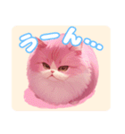 ファンシーにゃんこのあいさつスタンプ（個別スタンプ：9）