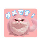 ファンシーにゃんこのあいさつスタンプ（個別スタンプ：21）