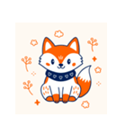 キツネのまったりお昼寝（個別スタンプ：5）