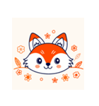 キツネのまったりお昼寝（個別スタンプ：10）