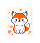 キツネのまったりお昼寝（個別スタンプ：12）