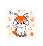 キツネのまったりお昼寝（個別スタンプ：21）