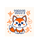 キツネのまったりお昼寝（個別スタンプ：32）