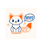 キツネのまったりお昼寝（個別スタンプ：34）