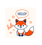 キツネのまったりお昼寝（個別スタンプ：39）