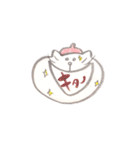 大きな口で伝えちゃう猫達（個別スタンプ：17）