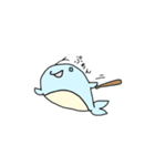 くじらさんとくまさん（個別スタンプ：1）